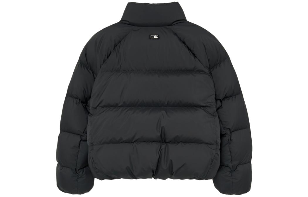 Lookbook (W) MLB 黑色純色高領長袖羽絨外套. 3FDJB0136-50BKS