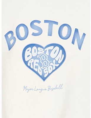 (Women) MLB Cream Pullover Crewneck Long Sleeve Sweatshirt. 3FMTH1144 Details for (Women) MLB Cream Pullover Crewneck Long Sleeve Sweatshirt. 3FMTH1144