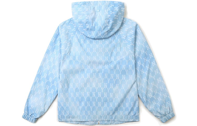 (Women) MLB All-Over Logo Vintage Outdoor Hoodie Jacket Blue. 31JPW3131-50U 圖 3