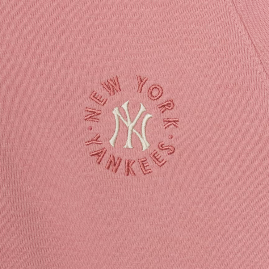 (Women) MLB Basic Series New York Yankees Pink Soft Comfortable Hoodie Jacket 3FTRB0344-50PKM 圖 5