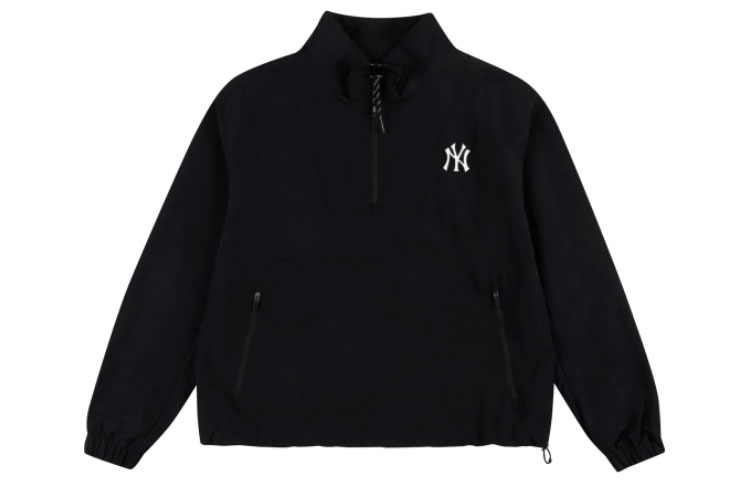 (Women) MLB Black Retro Windproof Softshell Jacket with Back Logo Print 31JPW2131-50L 圖 3