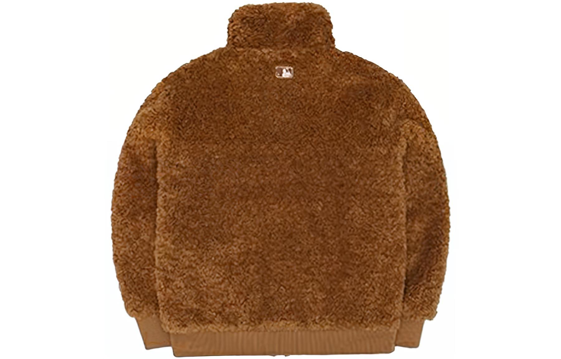 (Women) MLB Boston Red Sox Sherpa Fleece Windproof Jacket - Deep Beige 3FFDEC426-1 圖 3