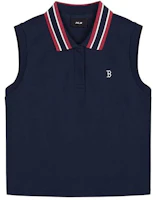 (Women) MLB Boston Red Sox Slim Fit Striped Sleeveless Pullover Vest 3FPQB0363-43NYS (Women) MLB Boston Red Sox Slim Fit Striped Sleeveless Pullover Vest 3FPQB0363-43NYS