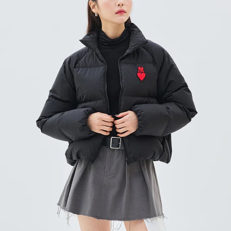 Purchase (W) MLB FW23 黑色爱心标志长袖羽绒外套. 3FDJHO136-50BKS