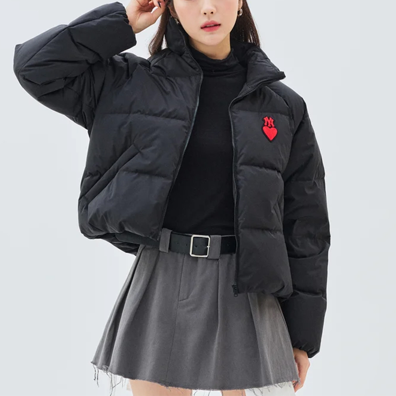 Details for (W) MLB FW23 黑色爱心标志长袖羽绒外套. 3FDJHO136-50BKS