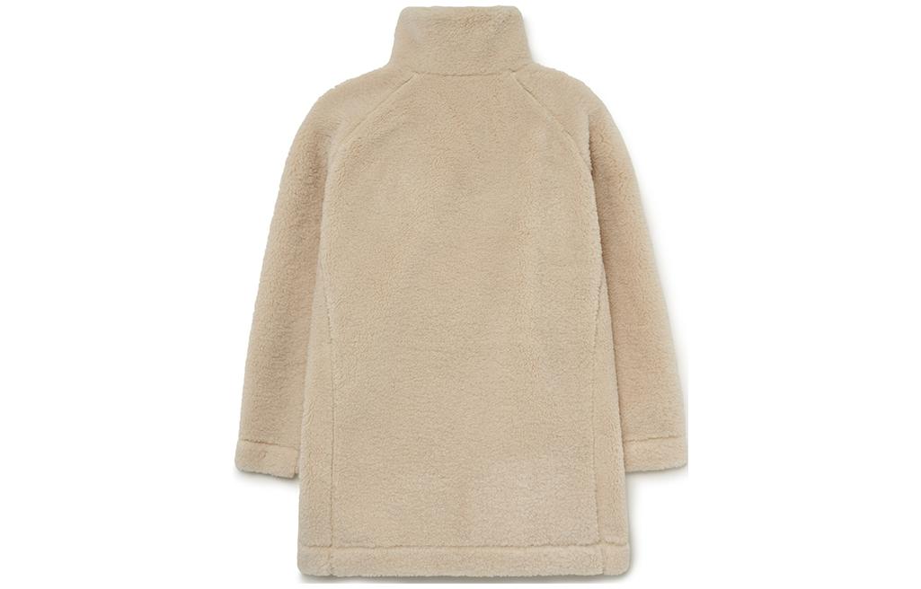 (Women) MLB FW23 Boston Red Sox Logo Embroidered Fleece Jacket Women’s Beige. 3FFDB0136-43BGL 圖 3