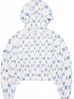 (Women) MLB Logo Waterproof Windproof Breathable White Hooded Jacket 3FWJM0121-50WHS (Women) MLB Logo Waterproof Windproof Breathable White Hooded Jacket 3FWJM0121-50WHS
