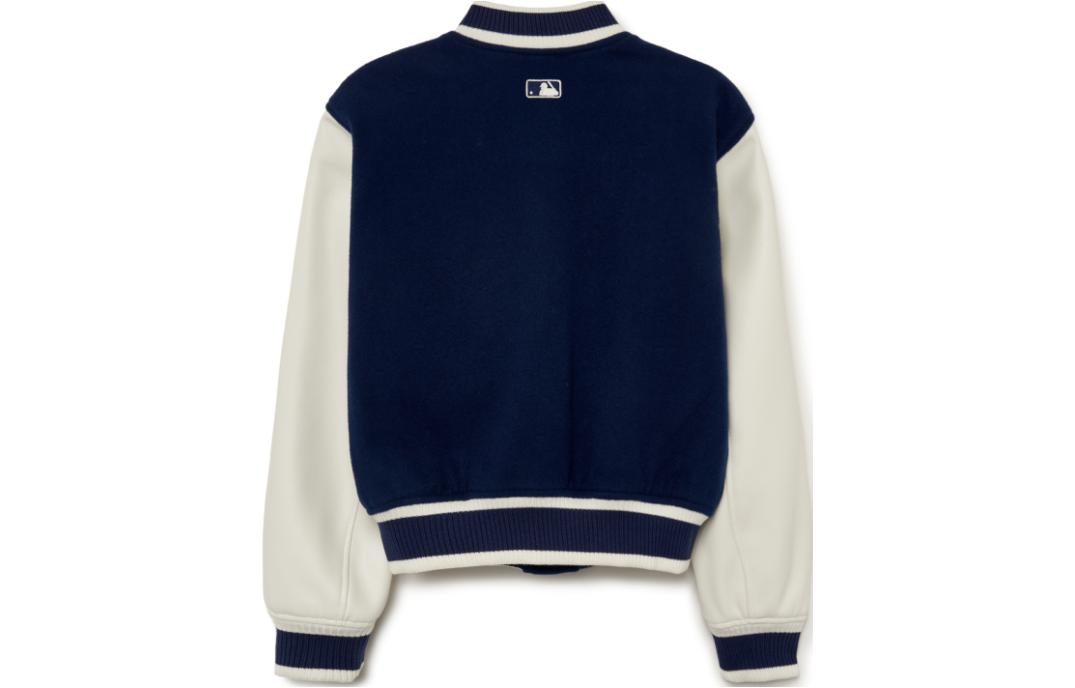 (Women) MLB Los Angeles Dodgers Colorblock Button-Up Casual Jacket Blue 3FJPV0134-07NYS 圖 3