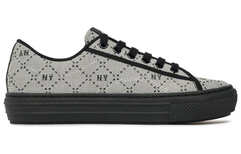 Order (W) MLB Monogram Playball Canvas Basso ''Grigio Nero'' 3ACVPRM3N-50BKS