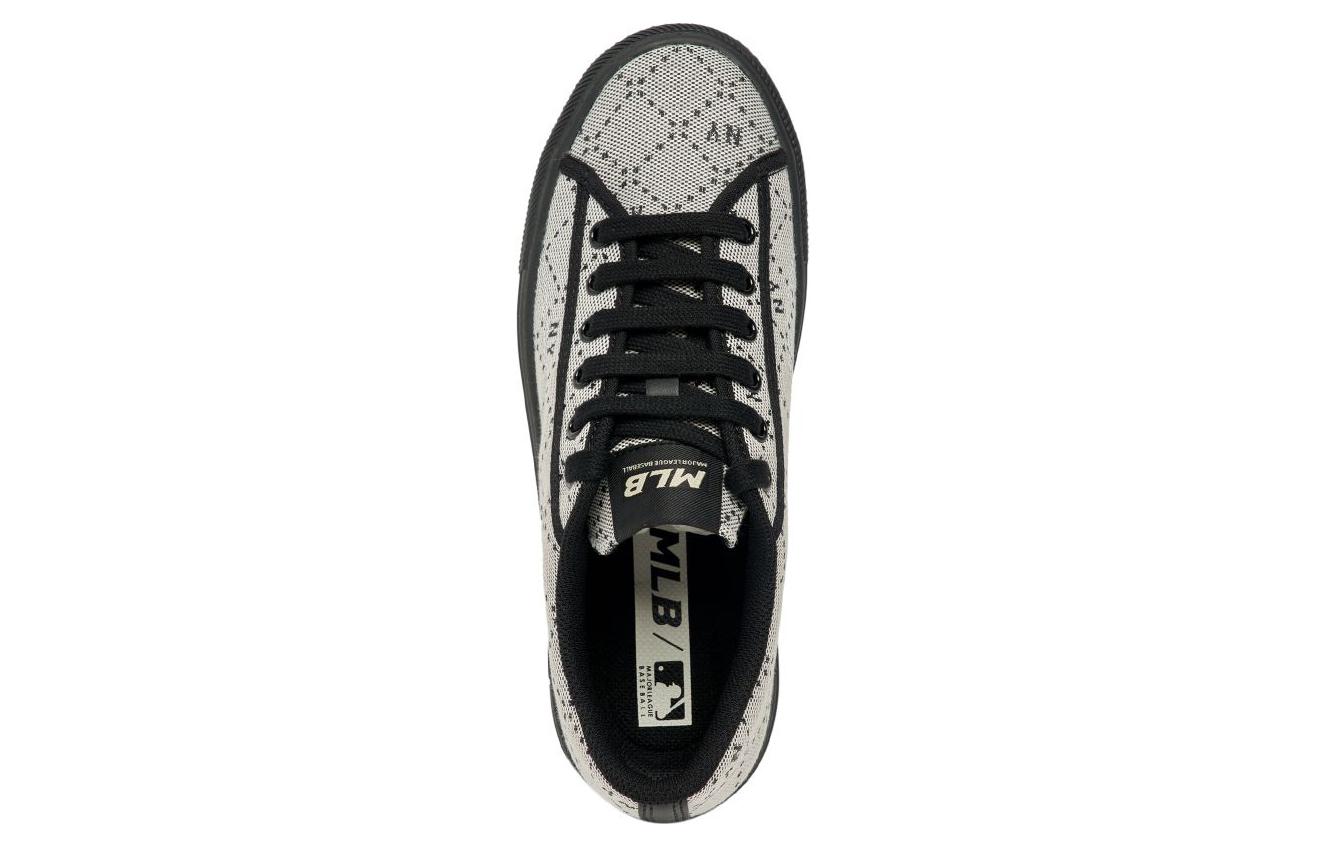 Shop (W) MLB Monogram Playball Canvas Basso ''Grigio Nero'' 3ACVPRM3N-50BKS