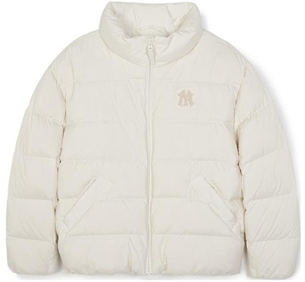 (W) MLB 紐約洋基白色立領羽絨外套 3FDJB0736-50CRS Order (W) MLB 紐約洋基白色立領羽絨外套 3FDJB0736-50CRS