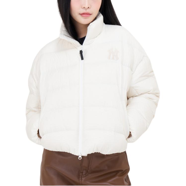 Lookbook (W) MLB 紐約洋基白色立領羽絨外套 3FDJB0736-50CRS