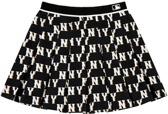 (Women) MLB New York Yankees Black Monogram Pleated Skort Casual Fashion. 3FSKM0133-50BKS Buy (Women) MLB New York Yankees Black Monogram Pleated Skort Casual Fashion. 3FSKM0133-50BKS
