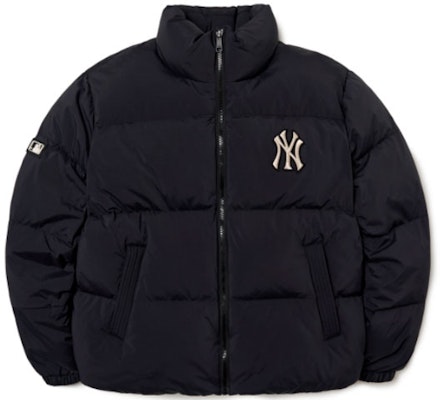 (W) MLB 뉴욕 양키스 로고 자수 패딩 재킷 겨울 블랙 숏집업 3FDJW0116-50BKS Order (W) MLB 뉴욕 양키스 로고 자수 패딩 재킷 겨울 블랙 숏집업 3FDJW0116-50BKS