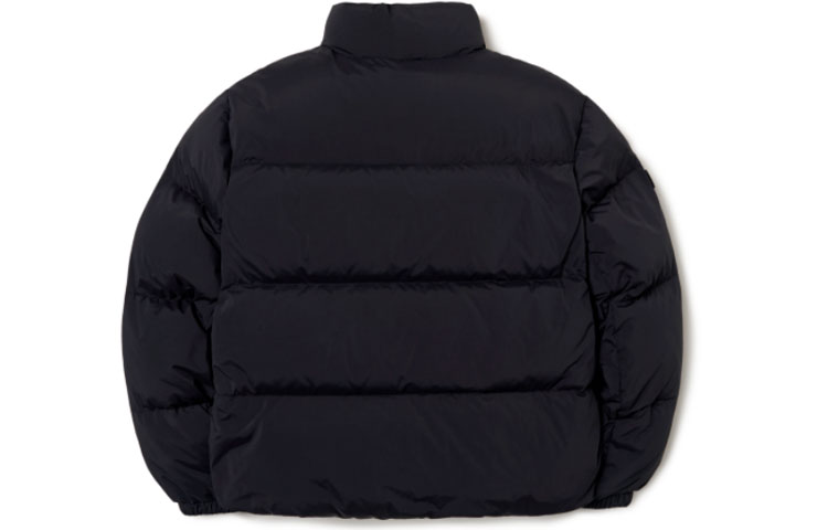 Lookbook (W) MLB 뉴욕 양키스 로고 자수 패딩 재킷 겨울 블랙 숏집업 3FDJW0116-50BKS