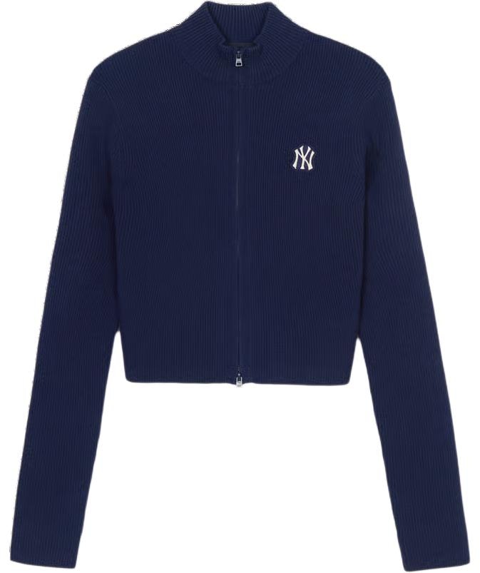 women-mlb-new-york-yankees-full-zip-knitted-cardigan-women-s-navy-blue-casual-style-3-fkcv-0444-50-nys