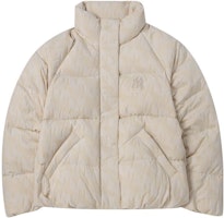 (Women) MLB New York Yankees Letter Embroidered Puffer Jacket Women Beige. 3FDJM0236-50BGL (Women) MLB New York Yankees Letter Embroidered Puffer Jacket Women Beige. 3FDJM0236-50BGL