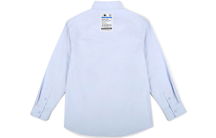 Lookbook (W) MLB ニューヨークヤンキース ロゴ 長袖シャツ ライトブルー 31WSU2111-50S