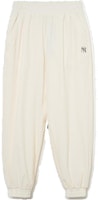 (Women) MLB New York Yankees Logo Print Jogger Pants Women White 3FWPB2034-50CRS (Women) MLB New York Yankees Logo Print Jogger Pants Women White 3FWPB2034-50CRS
