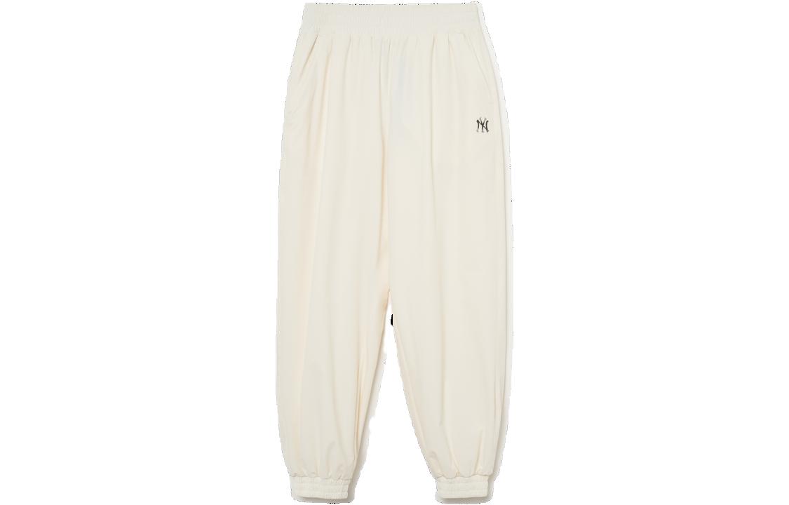 Order (Women) MLB New York Yankees Logo Print Jogger Pants Women White 3FWPB2034-50CRS