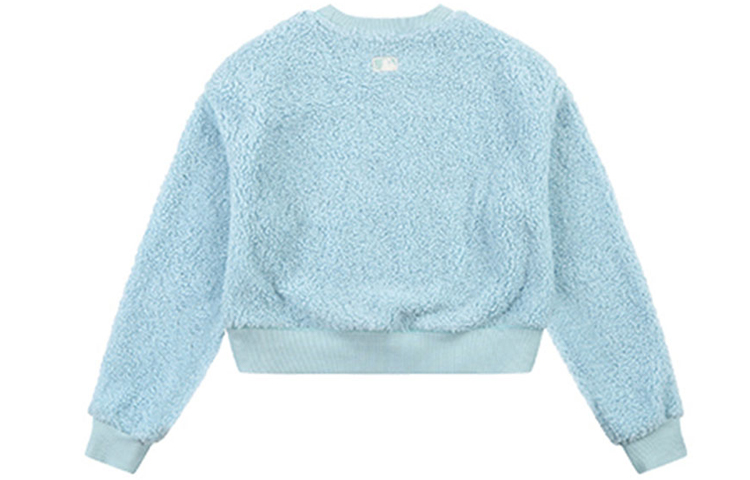(Women) MLB Short Lamb Fleece Sweatshirt Light Blue 31MTF4061-43T 圖 3