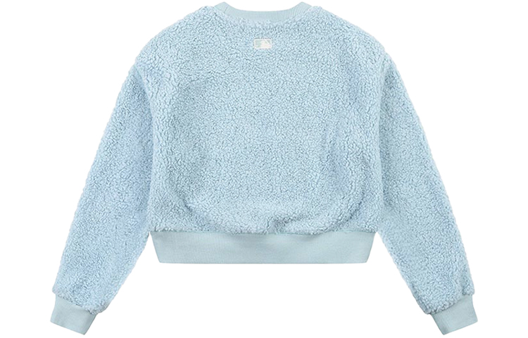 (Women) MLB Short Lamb Fleece Sweatshirt Light Blue 31MTF4061-43T 圖 5