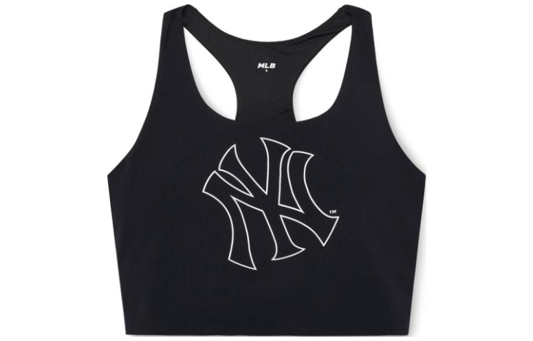 (Women) MLB SS23 Logo Sleeveless Crop Tank Top Women’s Black 3FTKB0433-50BKS