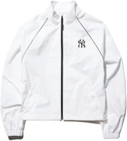 Order (Women) MLB SS24 New York Yankees Ivory Short Collar Raglan Sleeve Jacket 3FWJV0243-50IVS