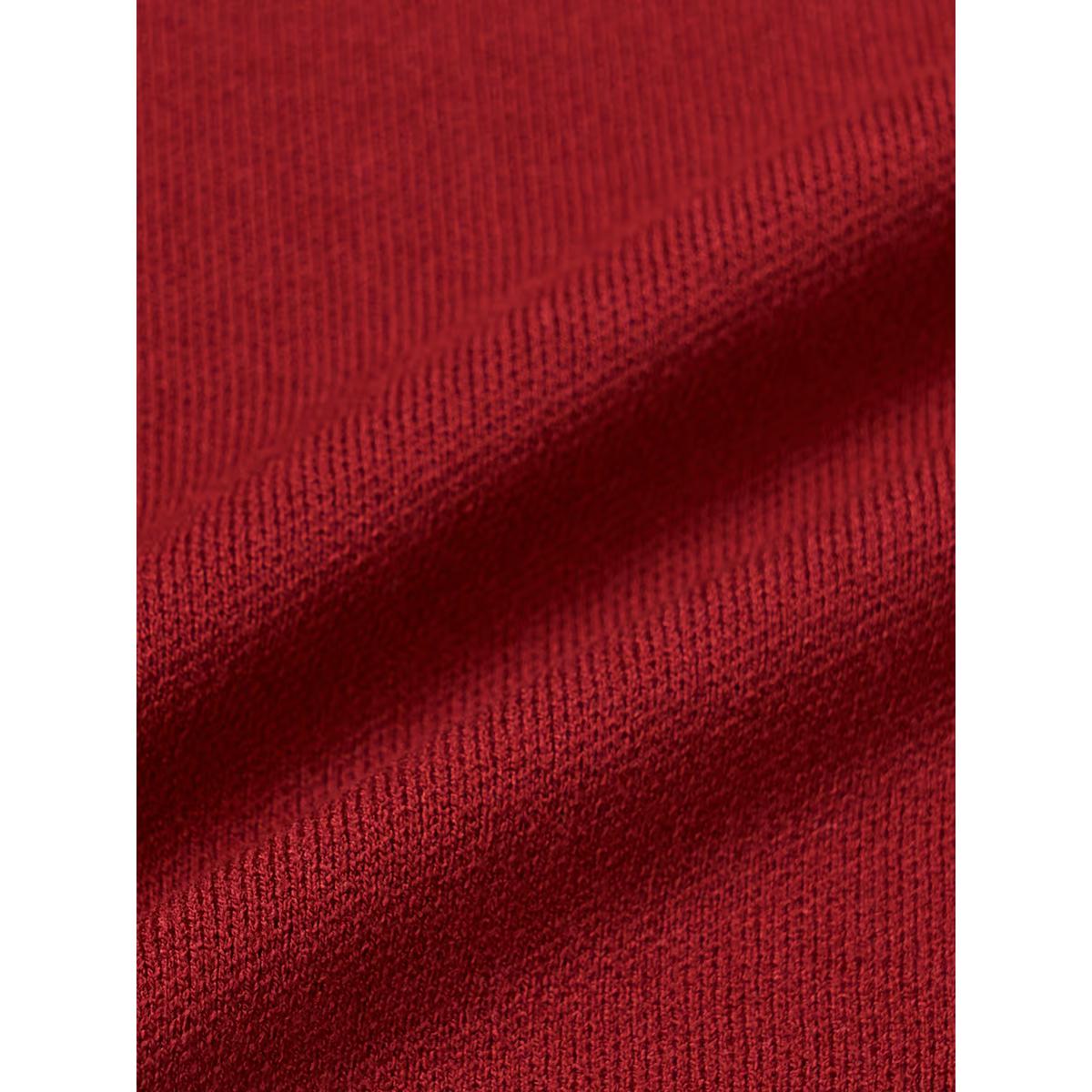 Sizing (Women) MLB Varsity Boston Red Sox  Maroon Knit Long Sleeve Casual Sweater. 3FKPV0444-43WIS