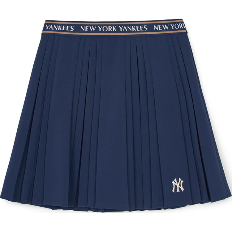 Order (Women) MLB Varsity New York Yankees Logo High-Waist Outdoor Skirt  Navy. 3FSKV0144-50NYL