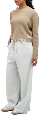 (W) MM6 Maison Margiela 米色破洞針織長袖毛衣 S52HL0036M13089-119 Lookbook (W) MM6 Maison Margiela 米色破洞針織長袖毛衣 S52HL0036M13089-119