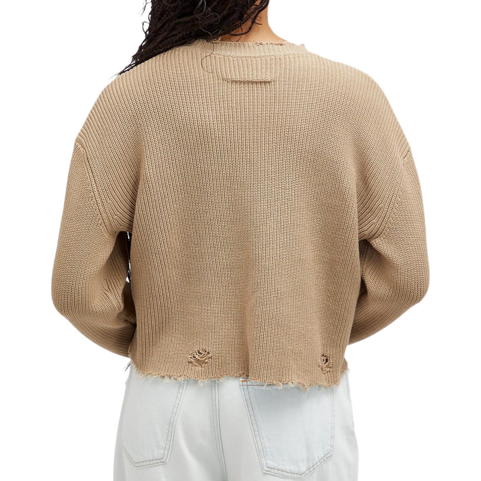 Purchase (W) MM6 Maison Margiela 米色破洞針織長袖毛衣 S52HL0036M13089-119