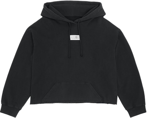 (W) MM6 Maison Margiela 黑色不對稱下擺大Logo寬鬆連帽衫 S52GU0220S25537900 Order (W) MM6 Maison Margiela 黑色不對稱下擺大Logo寬鬆連帽衫 S52GU0220S25537900