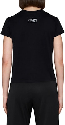 (Women) MM6 Maison Margiela Black Logo Print Crewneck T-Shirt SS23. S52GC0301S24312-900 Purchase (Women) MM6 Maison Margiela Black Logo Print Crewneck T-Shirt SS23. S52GC0301S24312-900