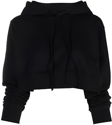 (Women) MM6 Maison Margiela Black Minimalist Hoodie FW21. S52GU0147S25337-900 Buy (Women) MM6 Maison Margiela Black Minimalist Hoodie FW21. S52GU0147S25337-900