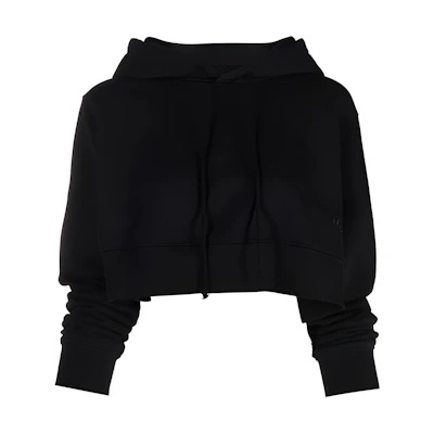 (Women) MM6 Maison Margiela Black Minimalist Hoodie FW21. S52GU0147S25337-900