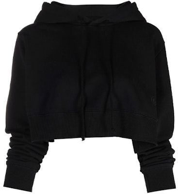 (Women) MM6 Maison Margiela Black Minimalist Hoodie FW21. S52GU0147S25337-900 Order (Women) MM6 Maison Margiela Black Minimalist Hoodie FW21. S52GU0147S25337-900