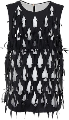 (W) MM6 메종 마르지엘라 블랙 빈티지 디테일 슬리브리스 베스트. S51NC0617S35921900 Order (W) MM6 메종 마르지엘라 블랙 빈티지 디테일 슬리브리스 베스트. S51NC0617S35921900