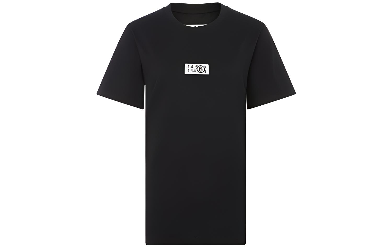 (Women) MM6 Maison Margiela  Cotton Small Logo Print Short Sleeve T-Shirt. S62GD0083S23588900