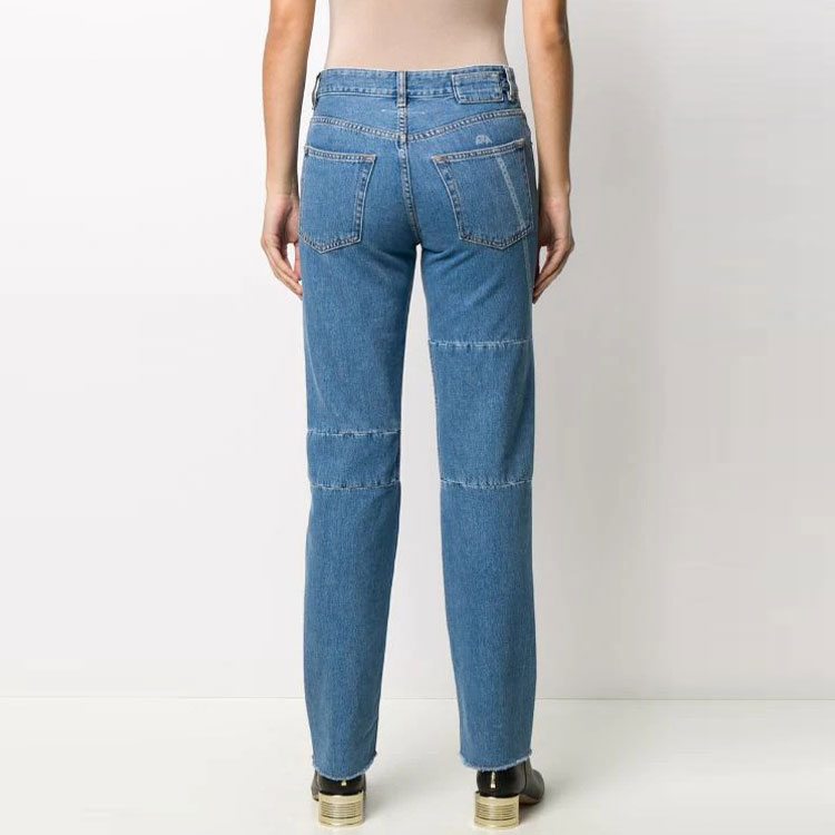 Purchase (Women) MM6 Maison Margiela  Five-Pocket Chain Straight-Leg Jeans Denim Pants. S52LA0132S30460982