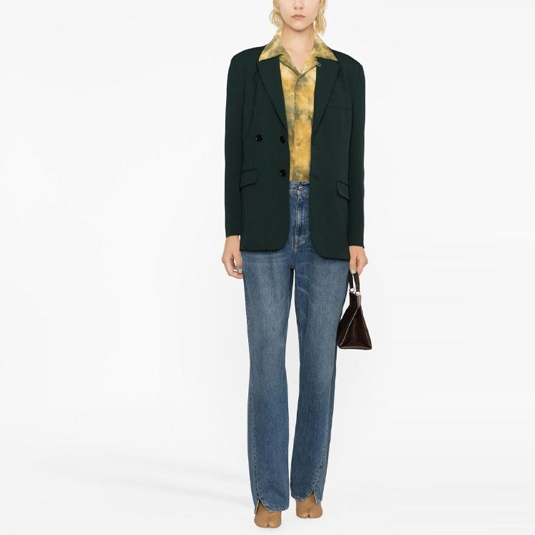 (Women) MM6 Maison Margiela  Forest Green Single-Breasted Blazer. S52BN0112S76435-650 圖 4