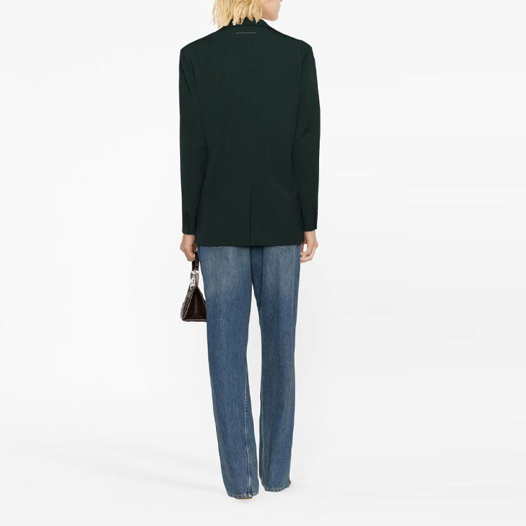 (Women) MM6 Maison Margiela  Forest Green Single-Breasted Blazer. S52BN0112S76435-650 圖 5