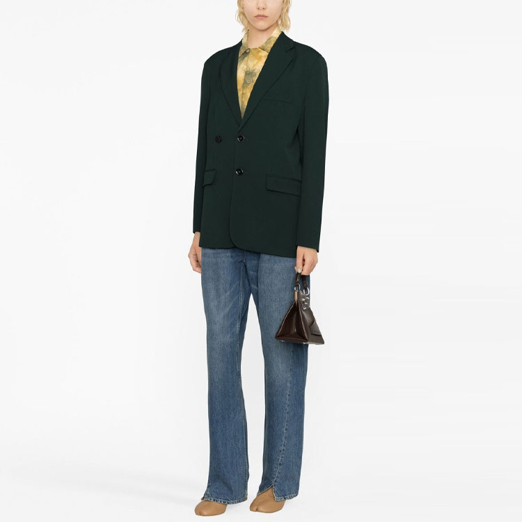 (Women) MM6 Maison Margiela  Forest Green Single-Breasted Blazer. S52BN0112S76435-650 圖 6