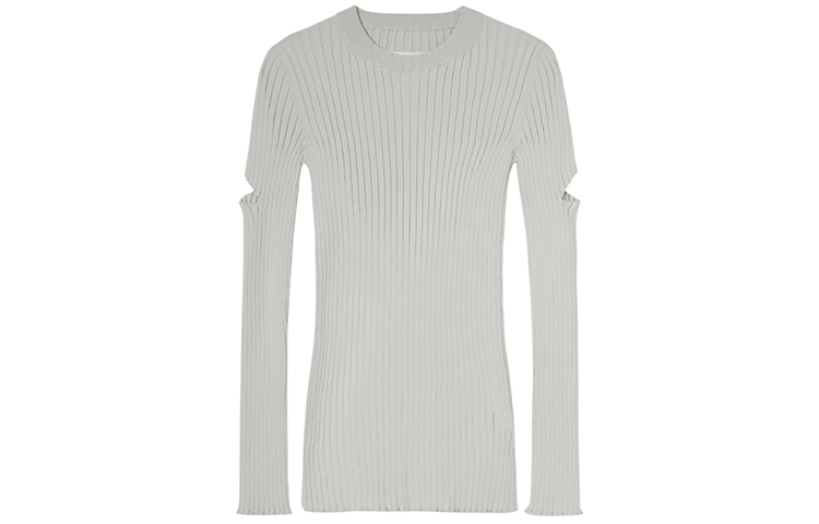 Order (W) MM6 Maison Margiela FW21 修身針織上衣 淺灰色 S52HA0149S16773856