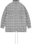 Buy (W) MM6 Maison Margiela 灰色格紋高領寬鬆棉質外套 S52AM0292S78535001F