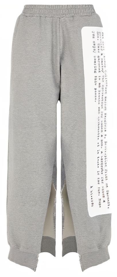 women-mm-6-maison-margiela-gray-printed-split-jogger-pants-s62-kb-0074-s25337851-m