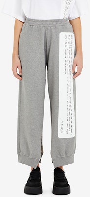 (Women) MM6 Maison Margiela Gray Printed Split Jogger Pants. S62KB0074S25337851M Lookbook (Women) MM6 Maison Margiela Gray Printed Split Jogger Pants. S62KB0074S25337851M