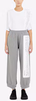 Shop (W) MM6 Maison Margiela 灰色印花開衩運動長褲 S62KB0074S25337851M