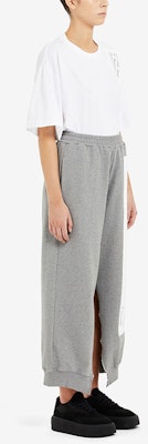 (Women) MM6 Maison Margiela Gray Printed Split Jogger Pants. S62KB0074S25337851M Details for (Women) MM6 Maison Margiela Gray Printed Split Jogger Pants. S62KB0074S25337851M