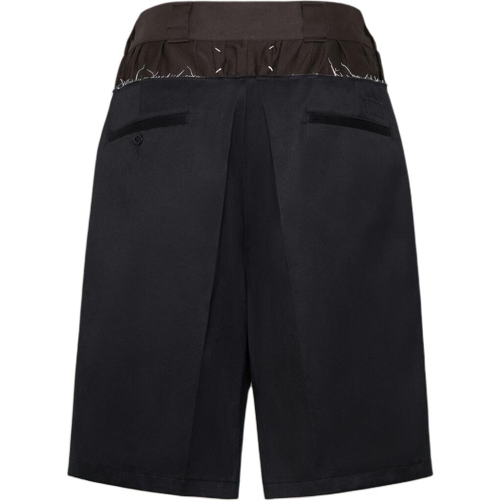 Lookbook (W) MM6 Maison Margiela 高腰黑色休閒短褲 S51MU0070MTN075900